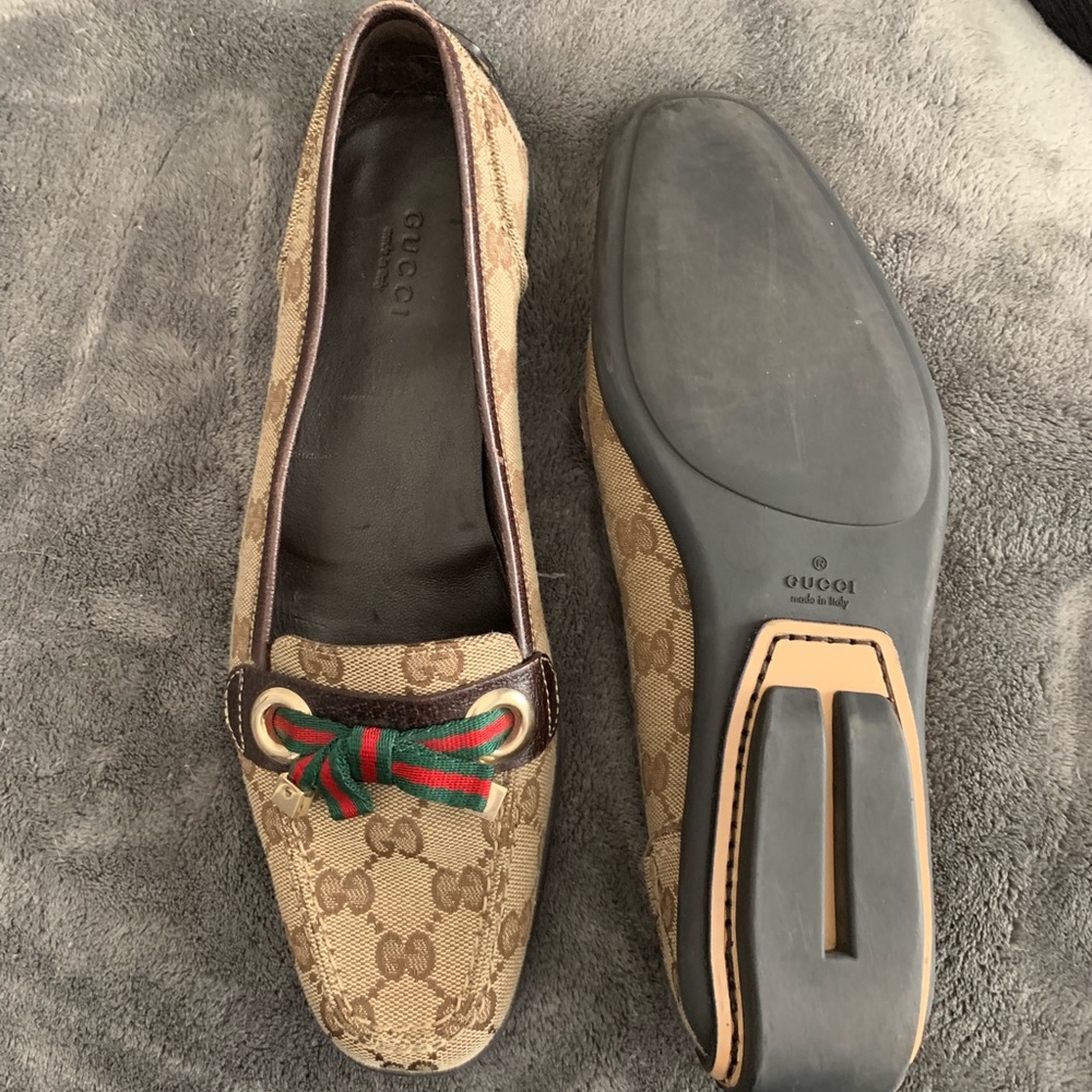 Vintage Monogram Gucci Loafer